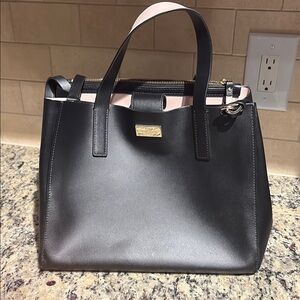 Elegant Black and Pink Women's Tote Bag